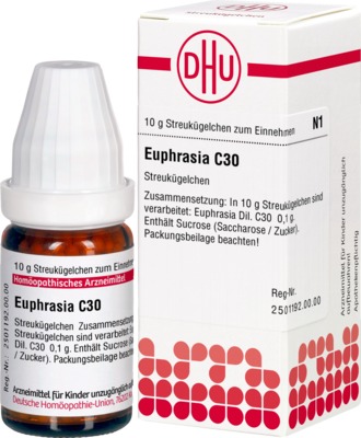 EUPHRASIA C 30 Globuli 10 g Globuli