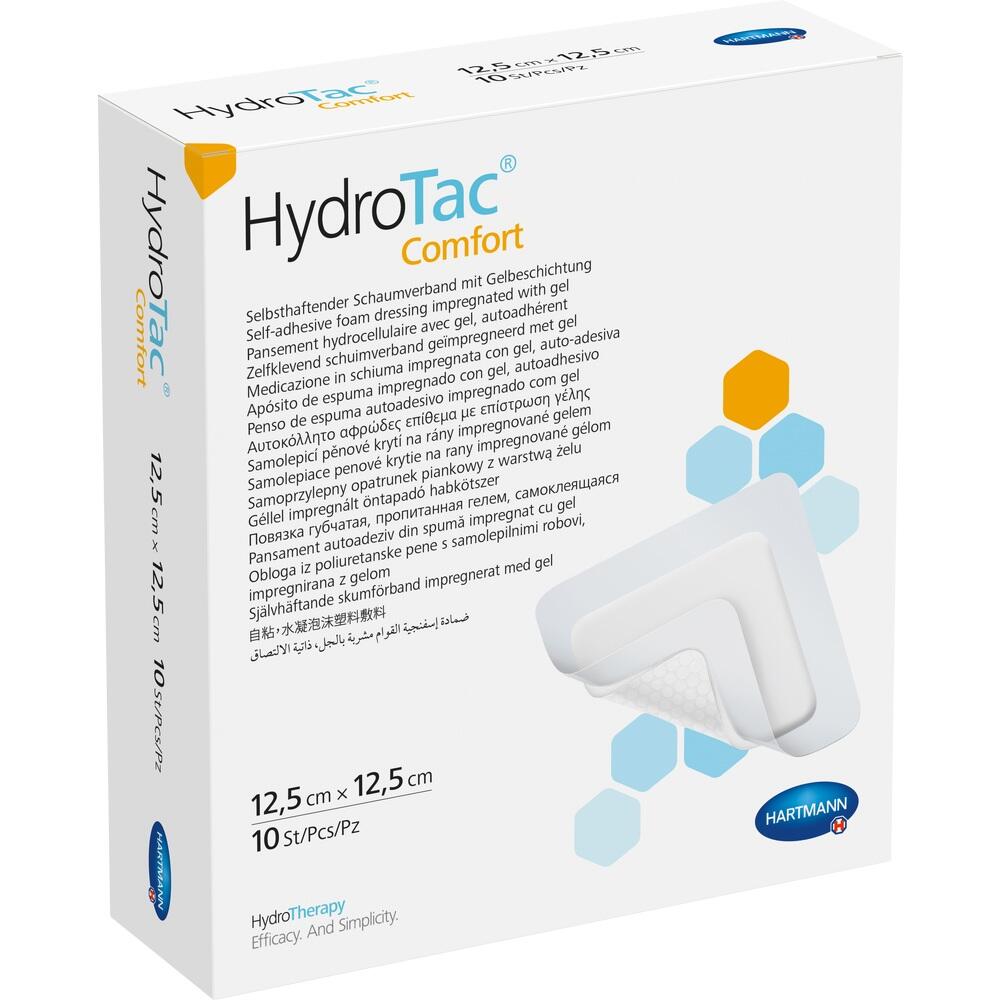 HYDROTAC comfort Schaumverband 12,5x12,5 cm steril 10 St Verband