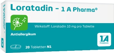 Loratadin - 1A Pharma 20 St Tabletten