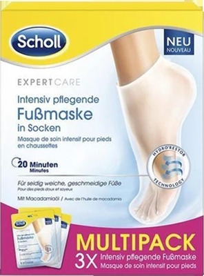 Scholl Intensiv pflegende Fußmaske 3X2 St