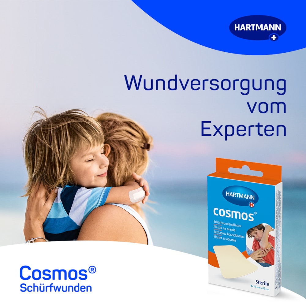 HARTMANN cosmos Schürfwundenpflaster 4 St Pflaster