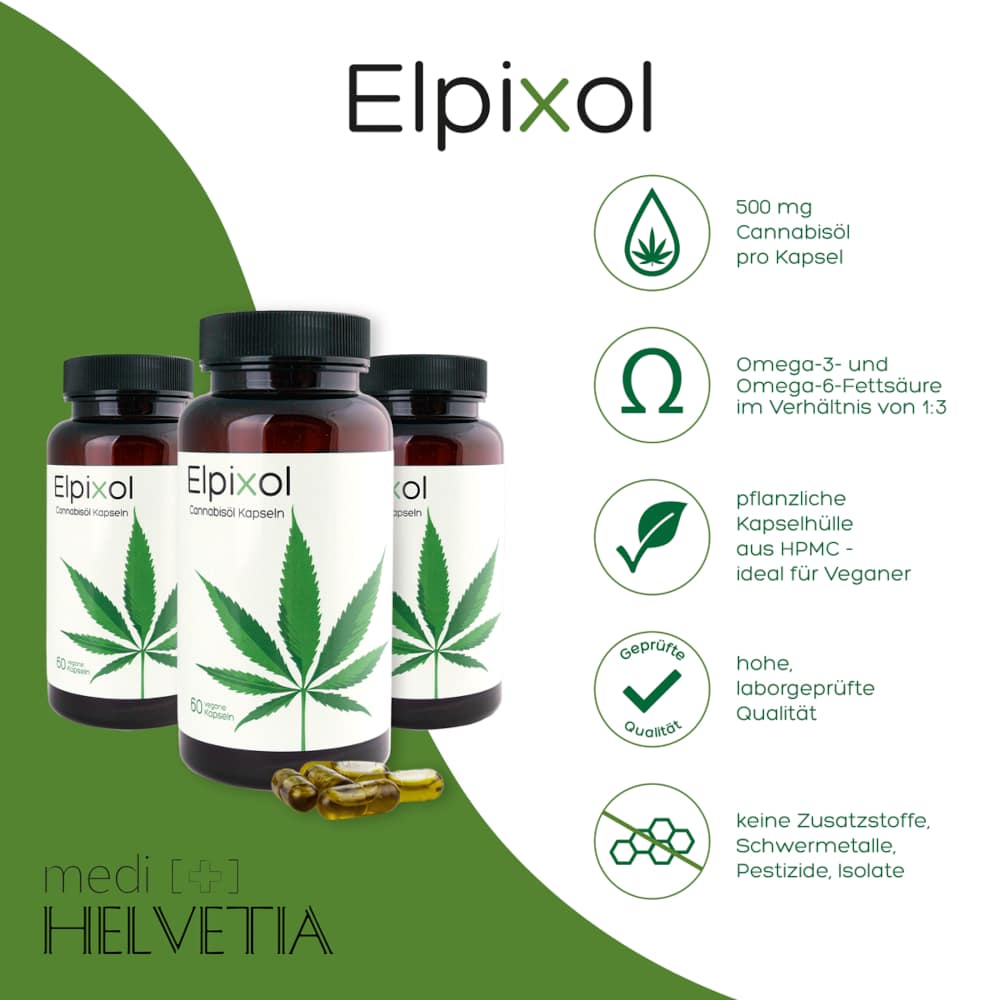 Elpixol Cannabisöl Kapseln 60 St Kapseln