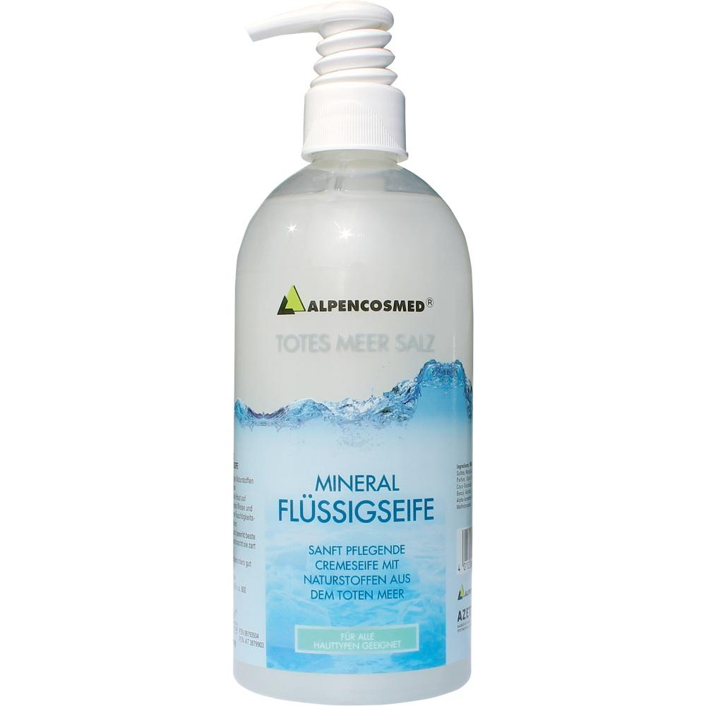 ALPENCOSMED Totes Meer Salz Mineral Flüssigseife 500 ml Flüssigseife