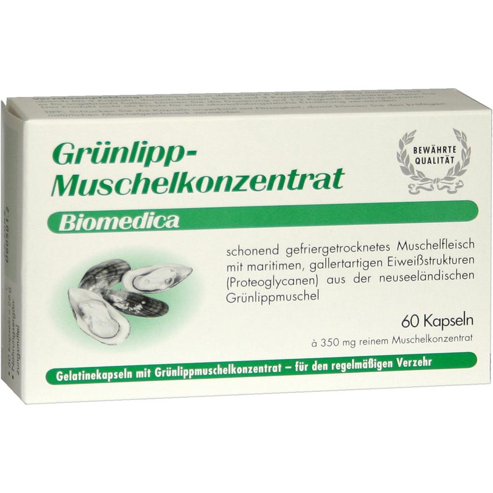 GRÜNLIPPMUSCHEL KONZENTRAT Kapseln 60 St Kapseln