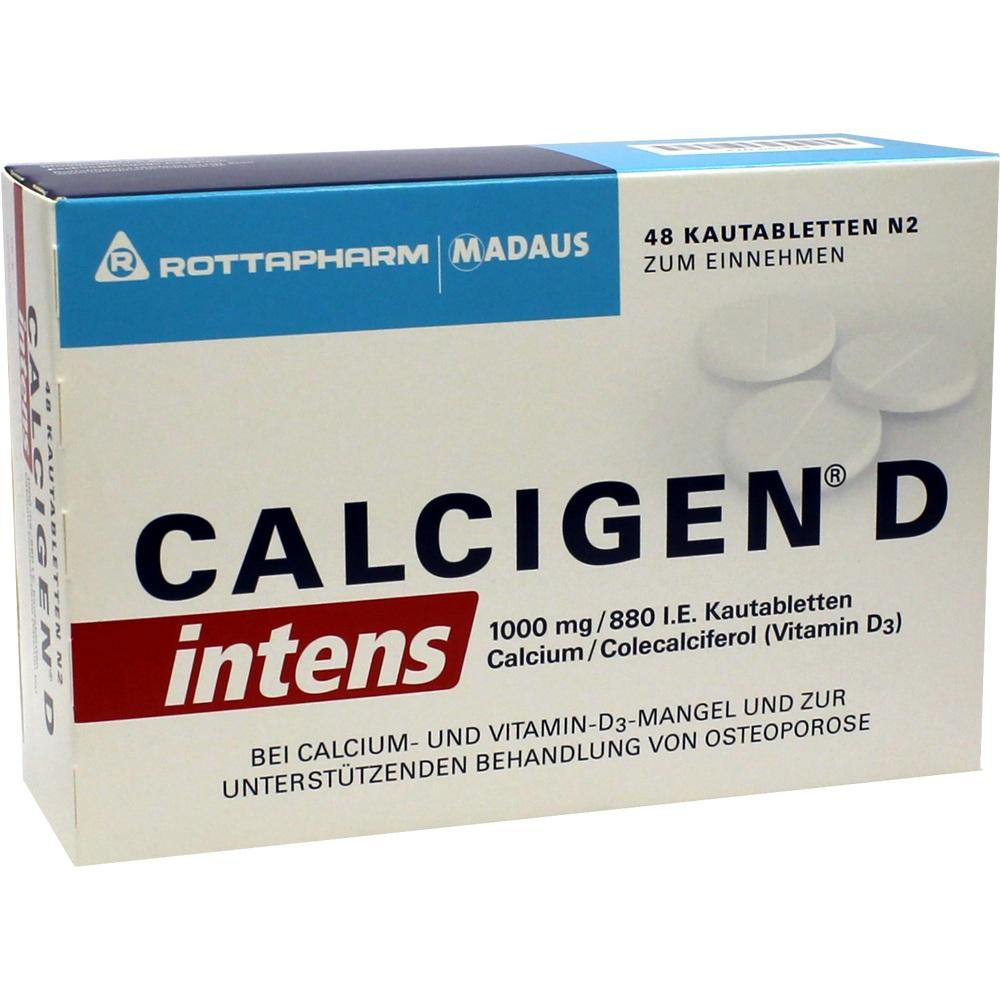 CALCIGEN D intens 1000mg/880 I.E. 48 St Kautabletten
