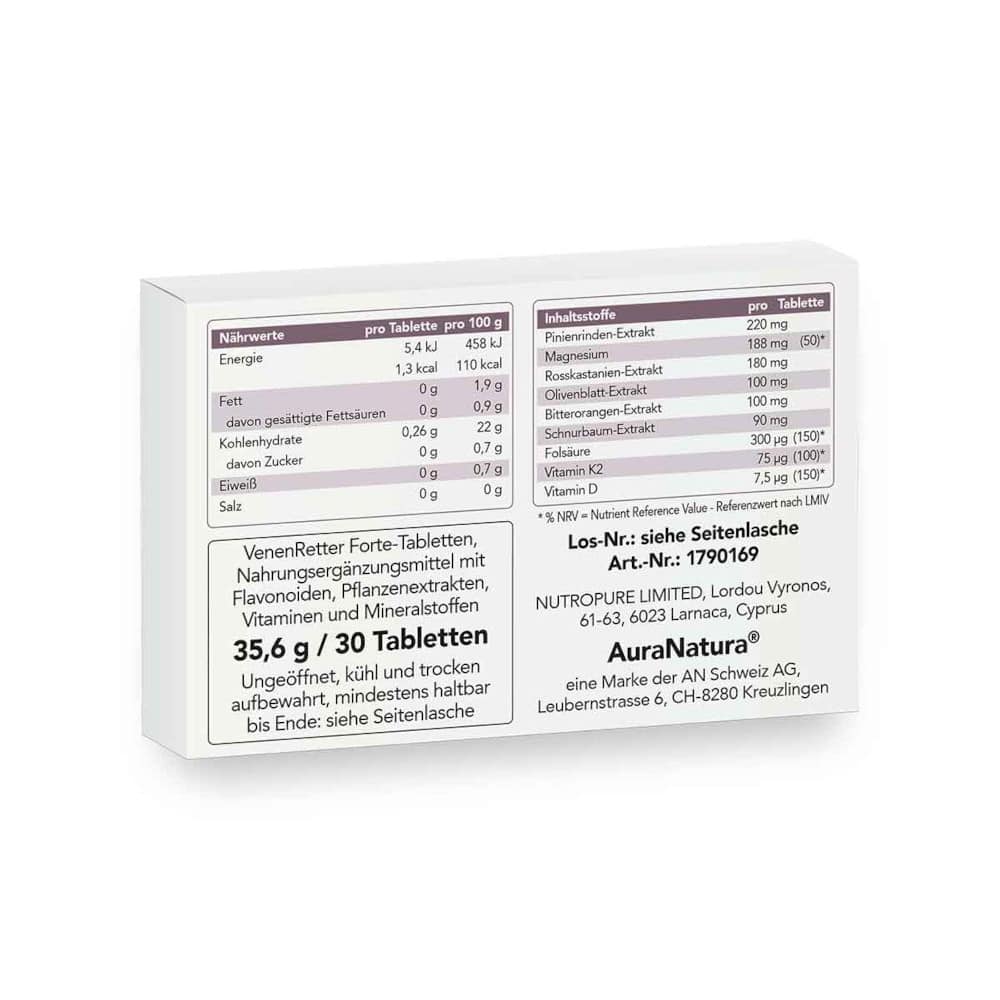 Aura Natura VenenRetter Forte 30 St Tabletten