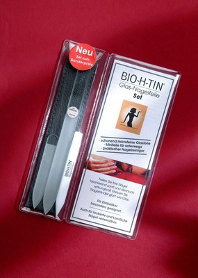 BIO-H-TIN Schonende Glas-Nagelfeile Set 1 St