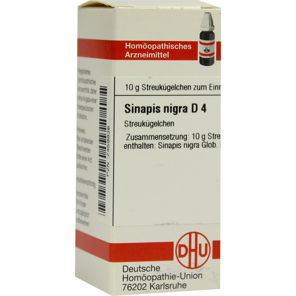 SINAPIS NIGRA D 4 Globuli 10 g Globuli
