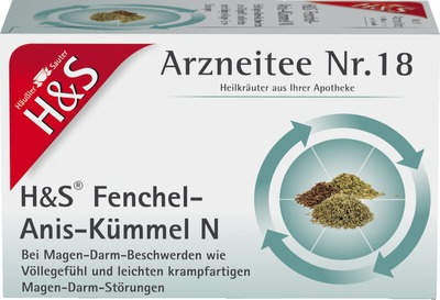 H&S Arzneitee Fenchel-Anis-Kümmel N 20X2.0 g Filterbeutel
