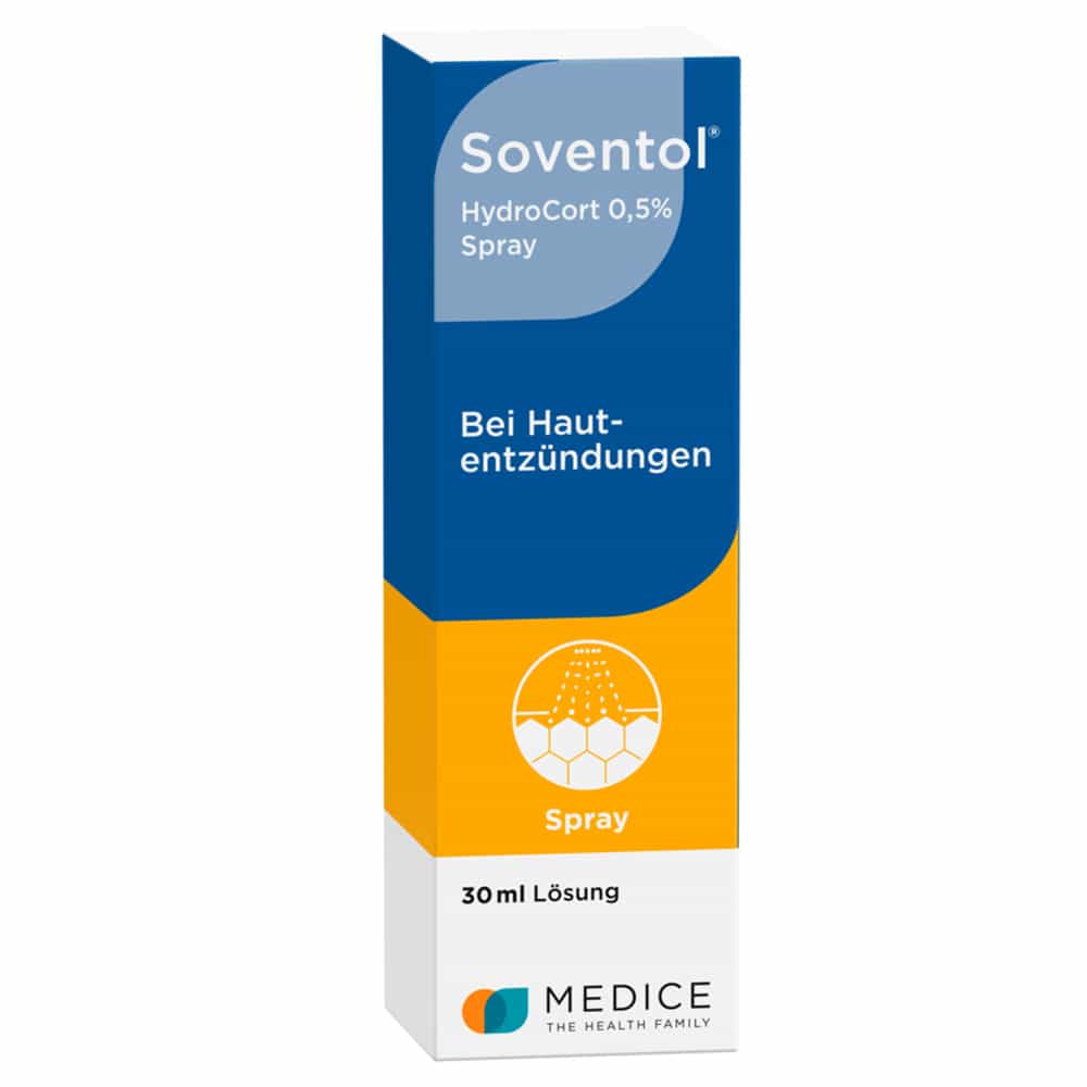 Soventol HydroCort 0,5% Spray bei Hautentzündungen 30 ml Spray