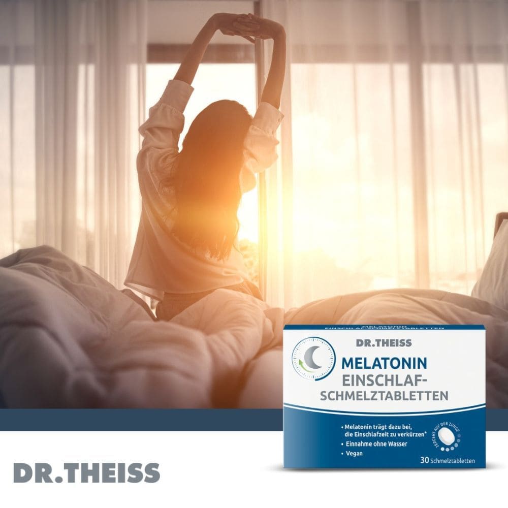 DR. THEISS MELATONIN EINSCHLAF - SCHMELZTABLETTEN 30 St Schmelztabletten