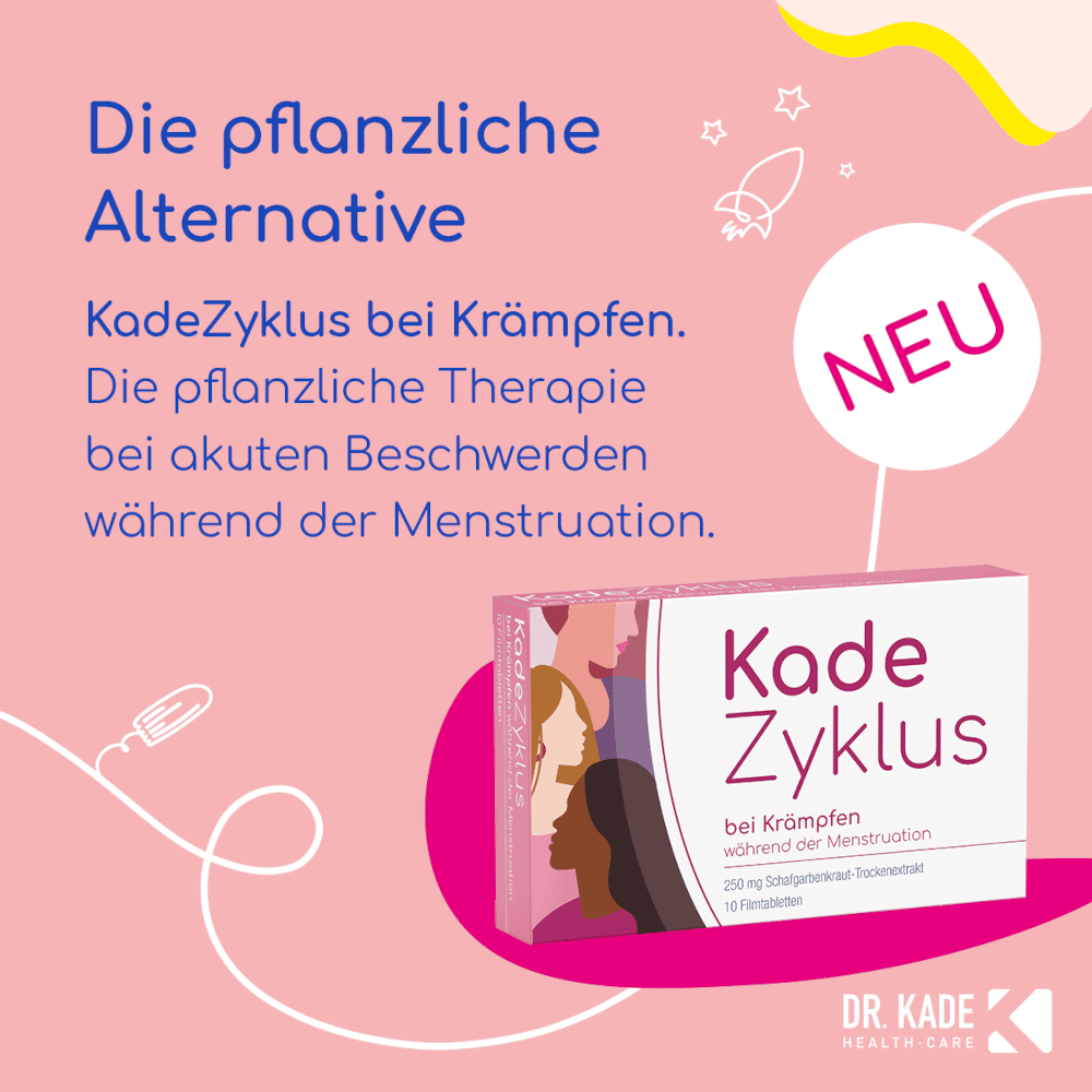 Kade Zyklus bei Krämpfen während der Menstruation 30 St Filmtabletten