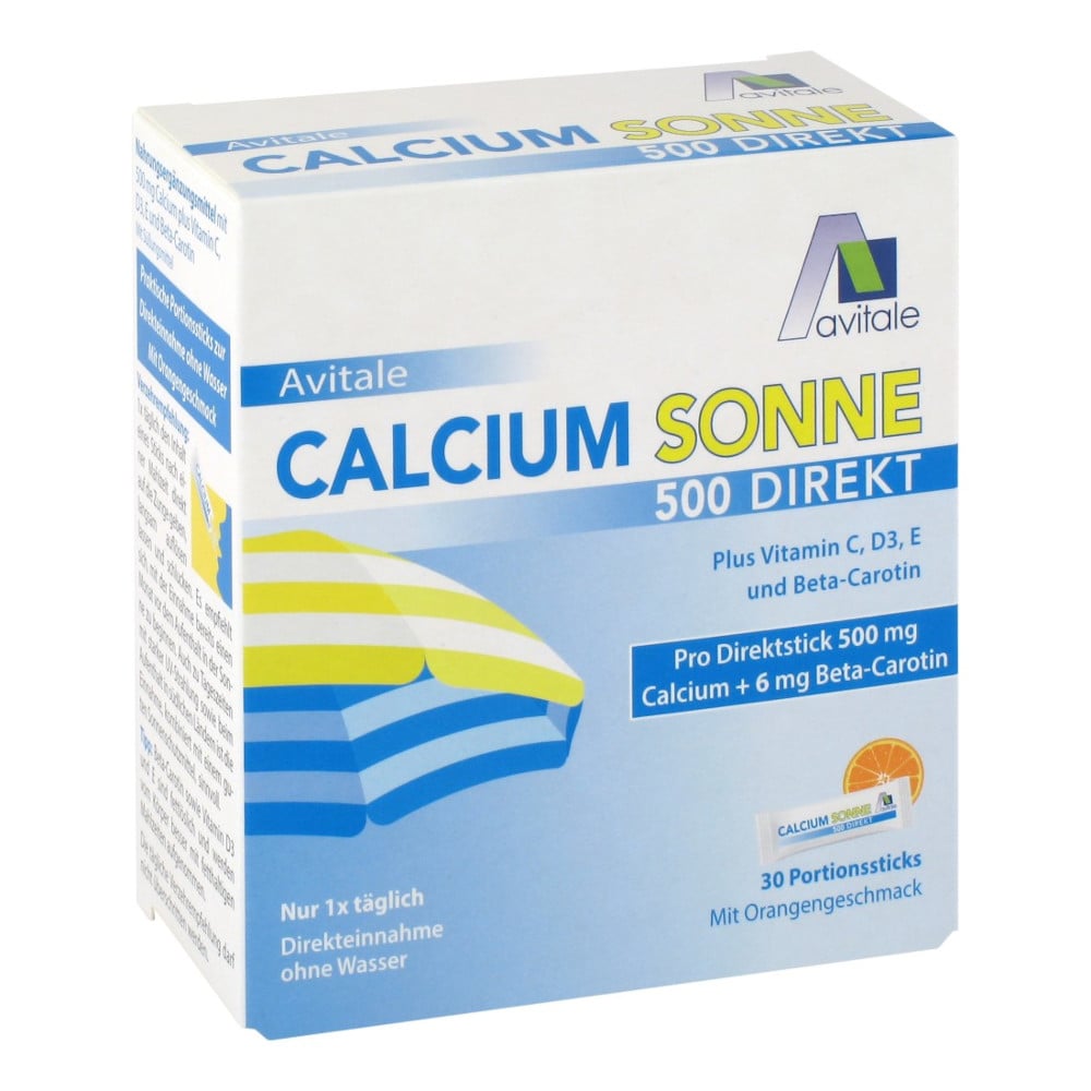 Avitale CALCIUM SONNE 500 DIREKT 30 St Pulver