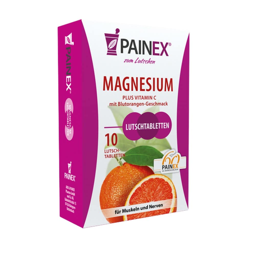MAGNESIUM MIT Vitamin C PAINEX 10 St Lutschtabletten