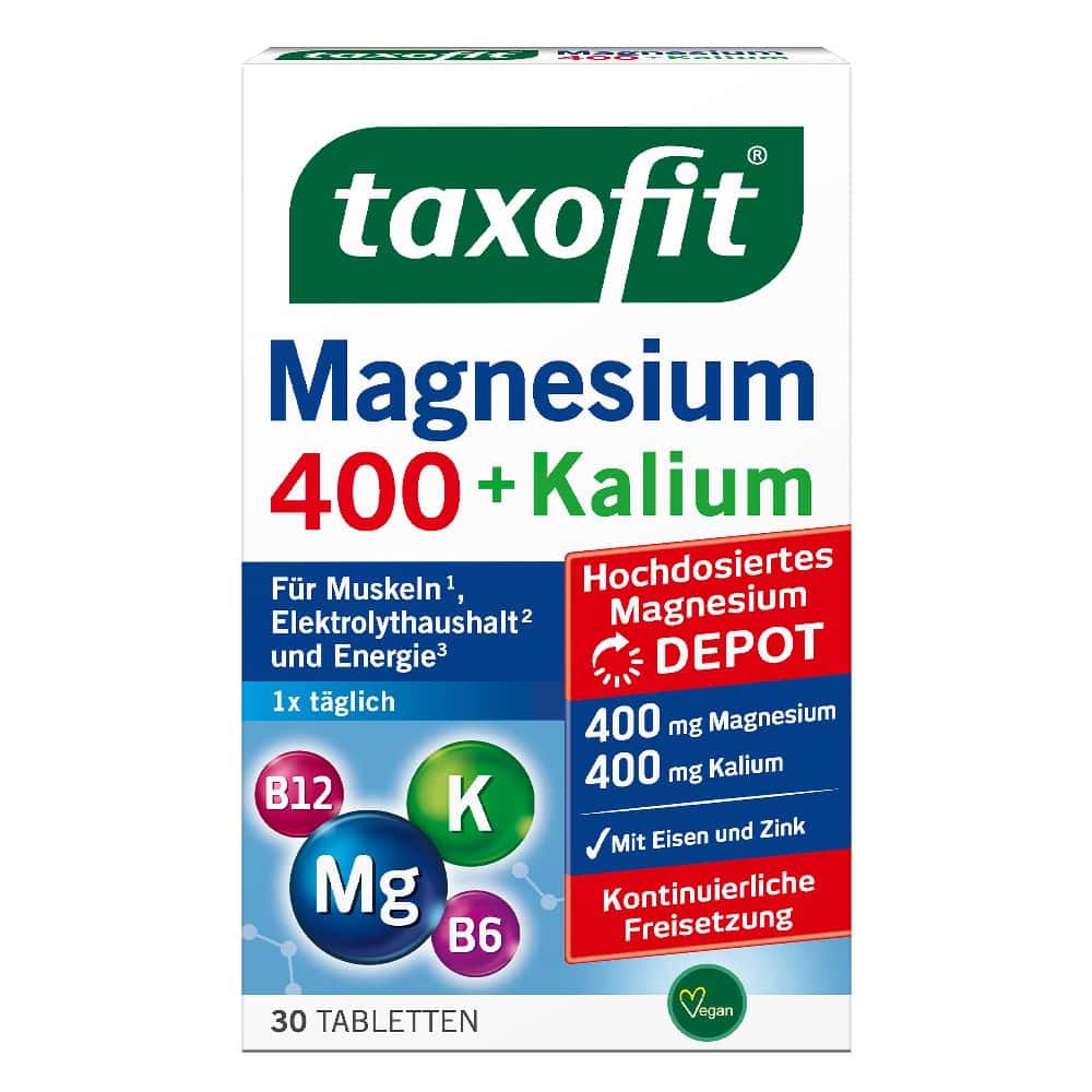 taxofit Magnesium 400 + Kalium 30 St Tabletten