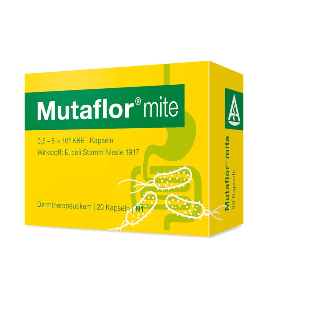 Mutaflor mite 20 St Magensaftresistente Hartkapseln