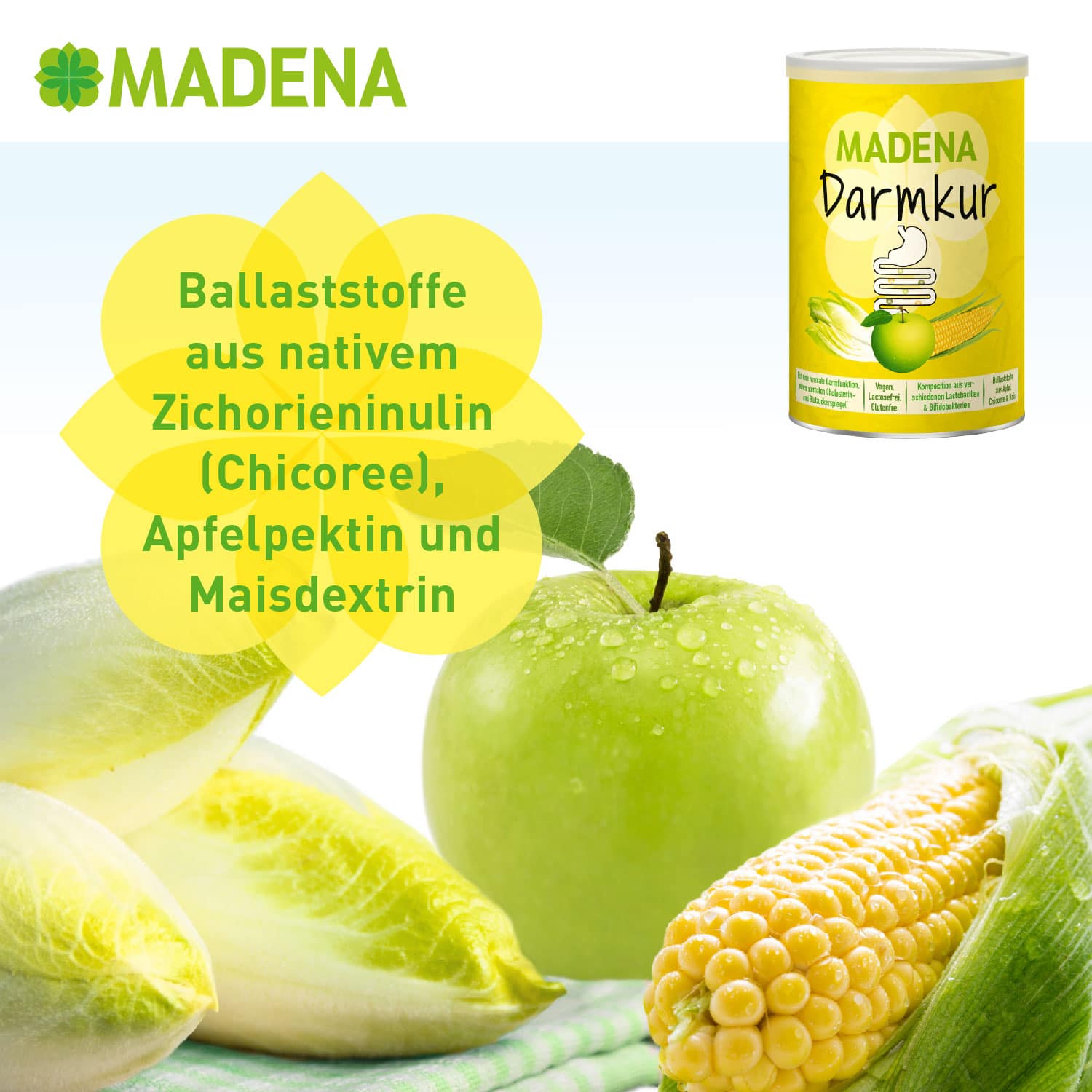 MADENA Darmkur 500 g Pulver