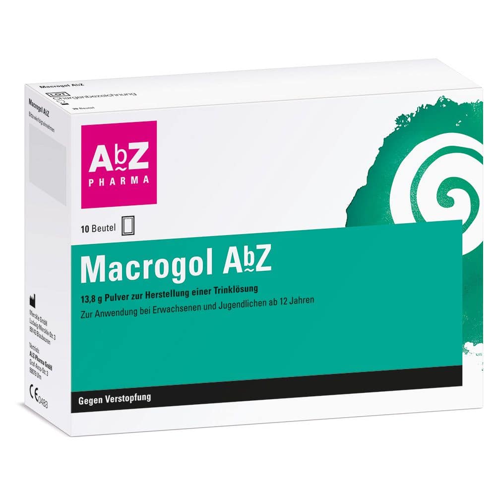 Macrogol AbZ 13,8 g Pulver 10 St Pulver zur Herstellung einer Lösung zum Einnehmen