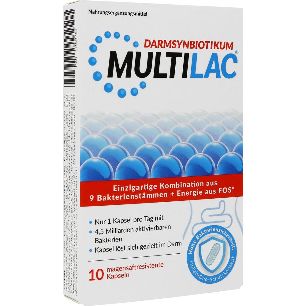DARMSYNBIOTIKUM MULTILAC  10 St Kapseln magensaftresistent