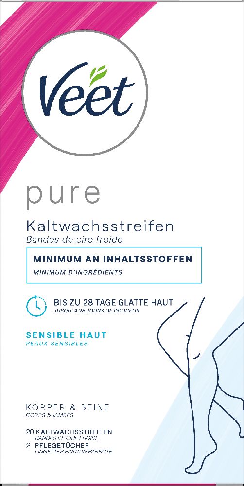 VEET Enthaarungsstreifen sensitive 10X2 St Streifen