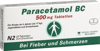 Paracetamol BC 500mg 20 St Tabletten