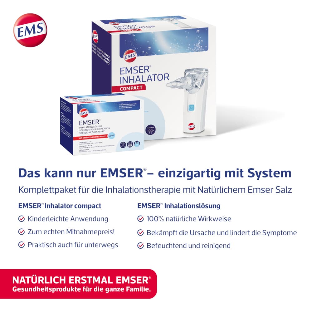 EMSER Inhalationslösung 20 St Inhalationsampullen