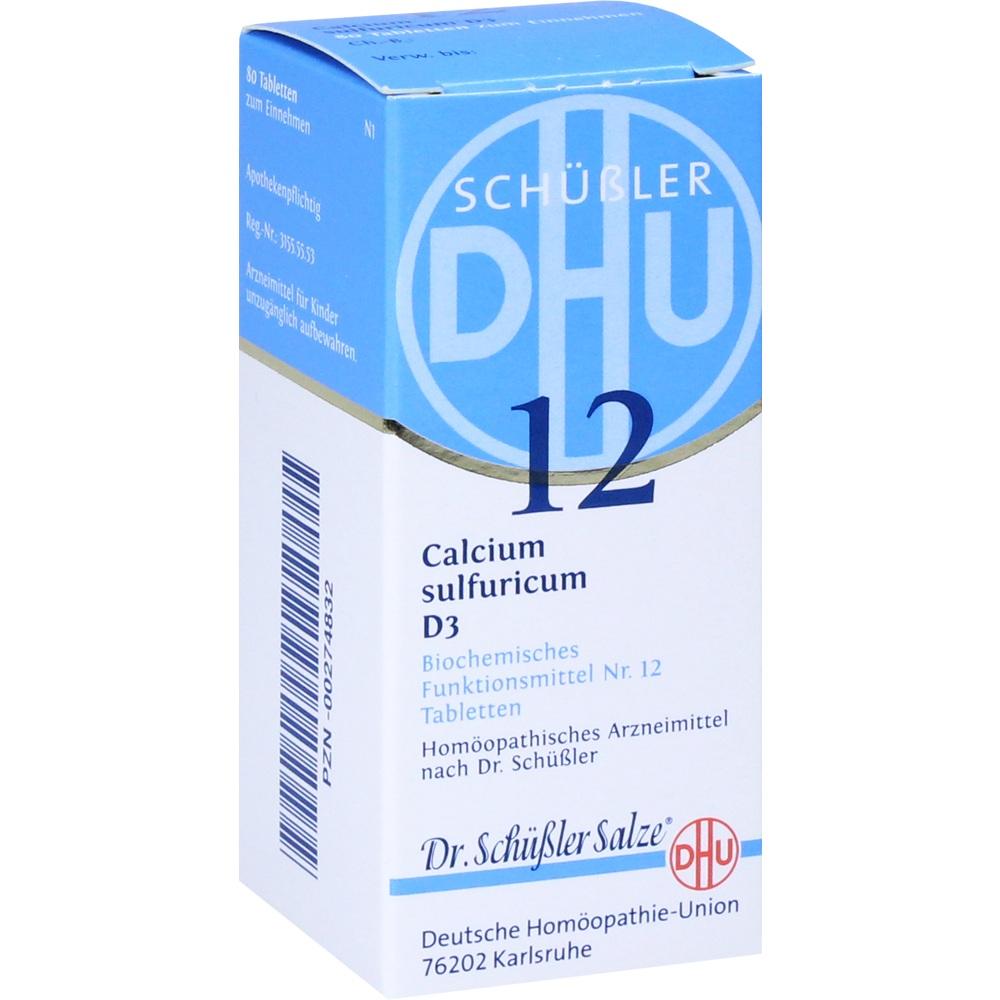 BIOCHEMIE 12 CALC SULF D 3