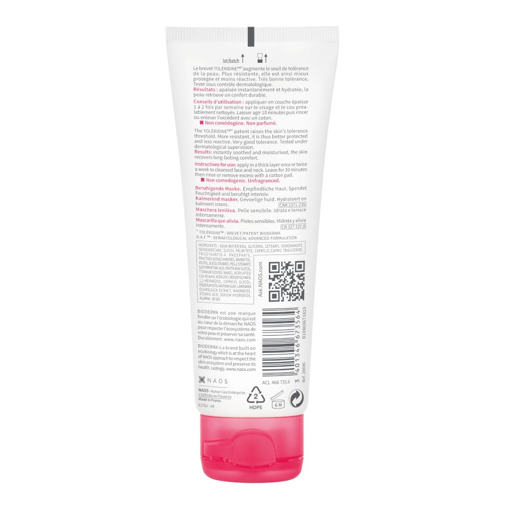 BIODERMA Sensibio Mask Intensiv  75 ml Gesichtsmaske