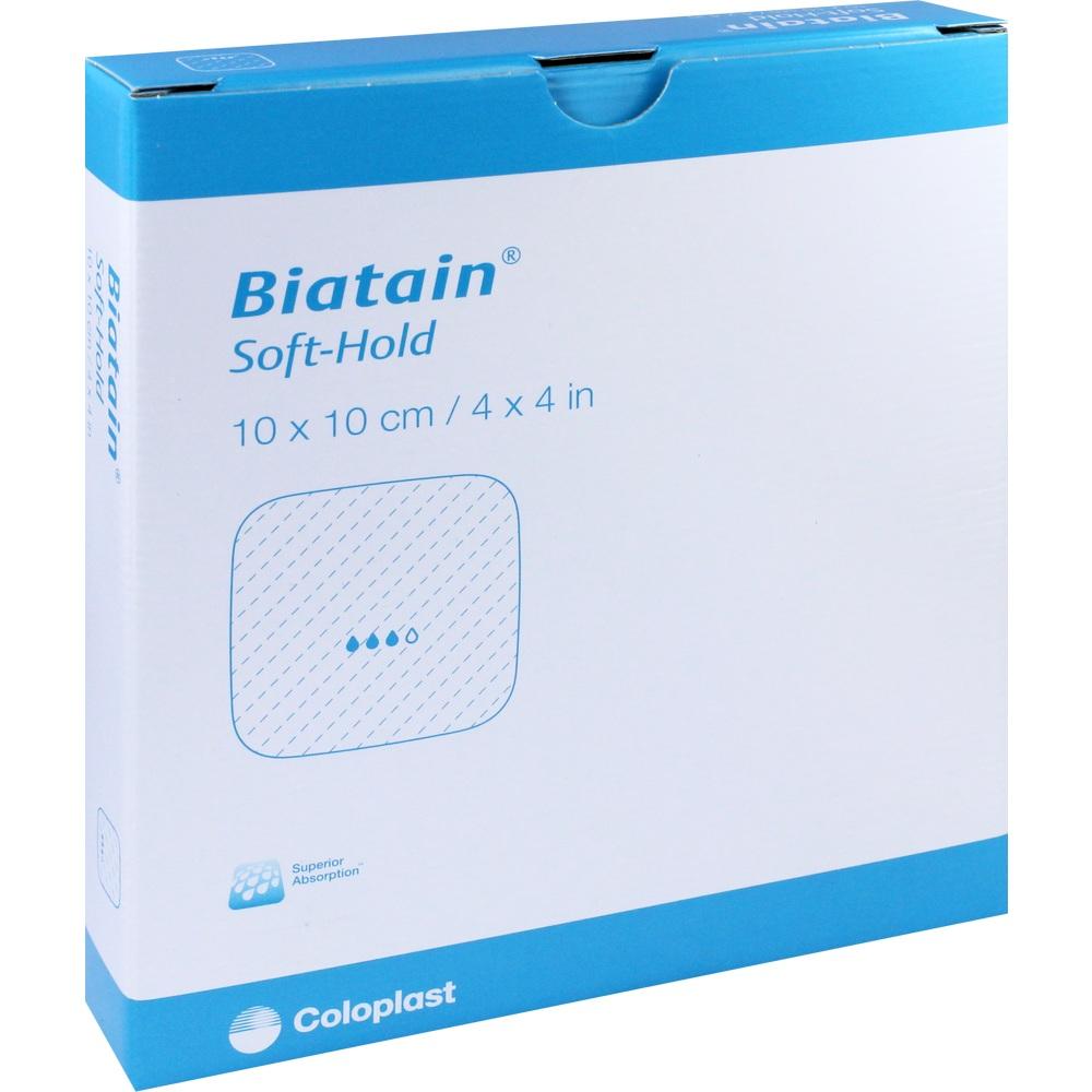 BIATAIN Schaumverband 10x10 cm sanft haftend 5 St Verband