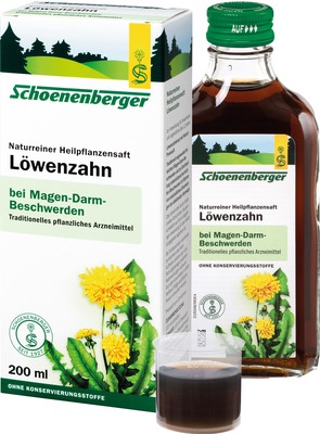 Schoenenberger Naturreiner Heilpflanzensaft Löwenzahn 200 ml Saft