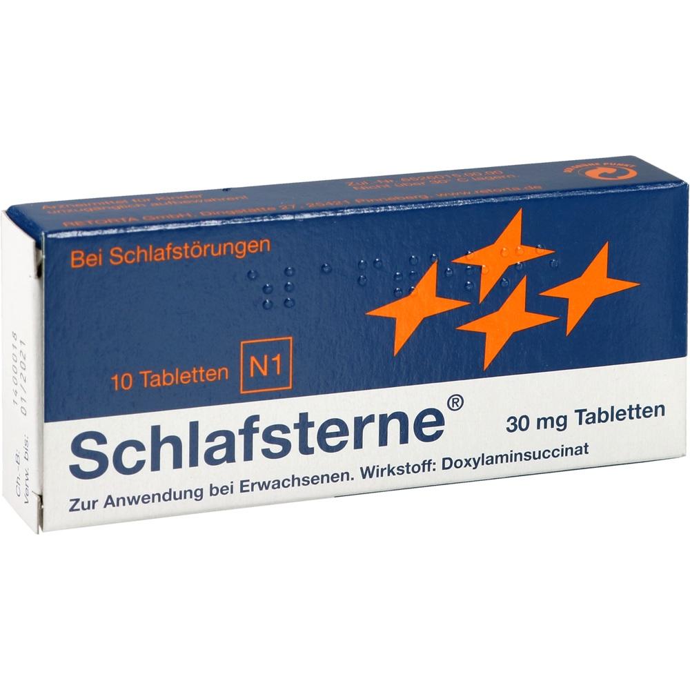 Schlafsterne 30mg 10 St Tabletten