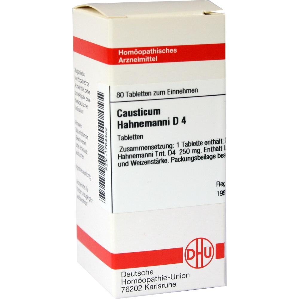 CAUSTICUM HAHNEMANNI D 4  80 St Tabletten