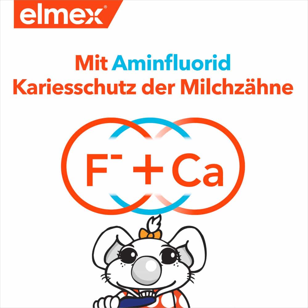 elmex KINDER-ZAHNPASTA 2-6 Jahre 2X50 ml Zahnpasta