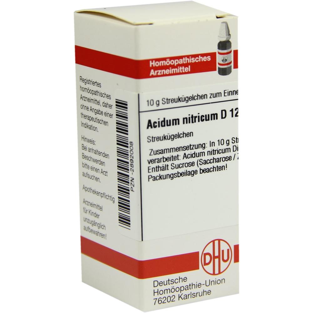 ACIDUM NITRICUM D 12 Globuli 10 g Globuli