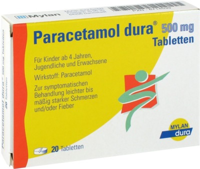 Paracetamol dura 500mg 20 St Tabletten