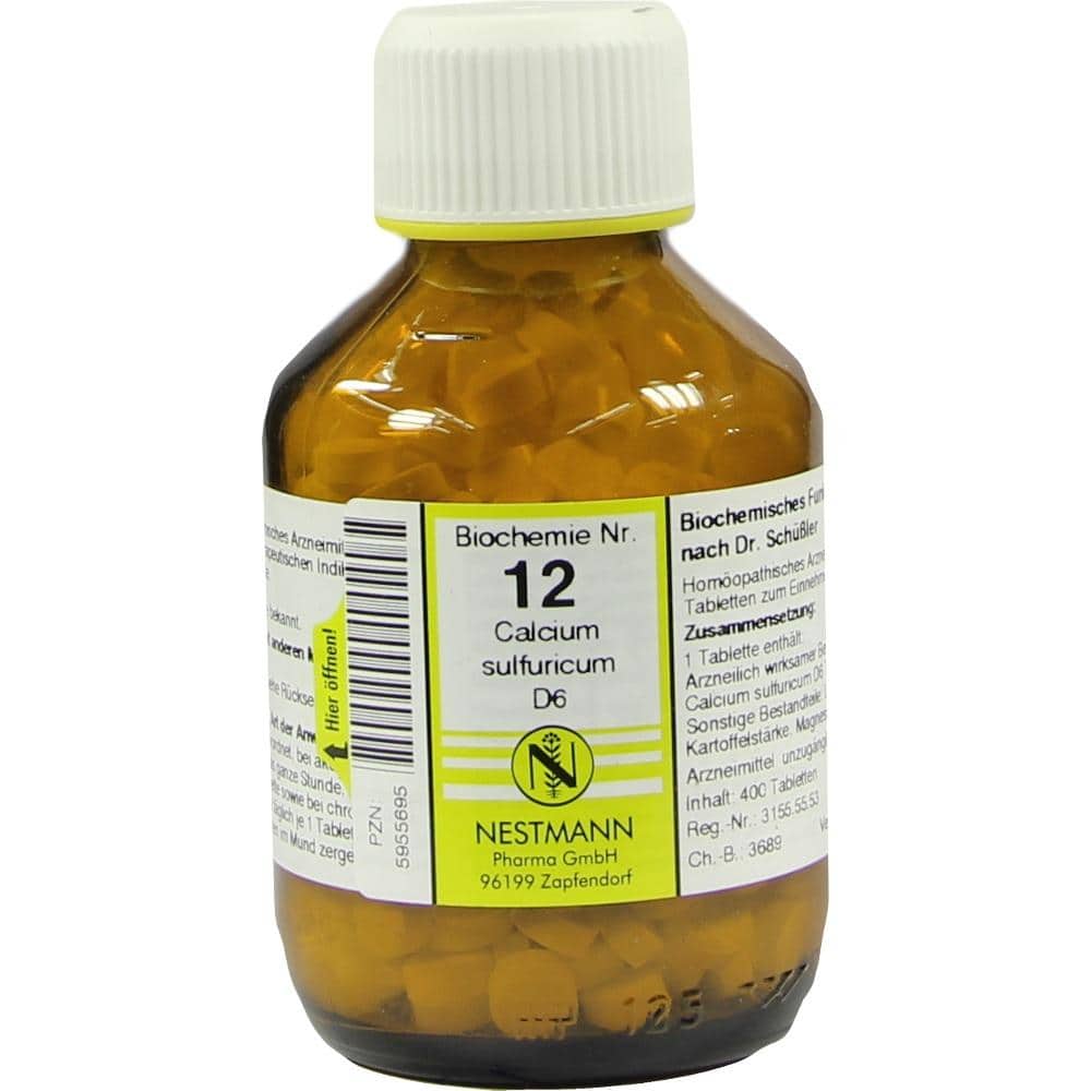 BIOCHEMIE 12 Calcium sulfuricum D 6 Tabletten 400 St Tabletten