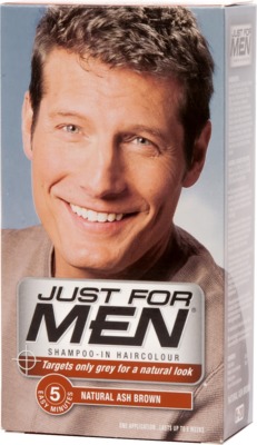 JUST for men Tönungsshampoo aschbraun 60 ml Shampoo