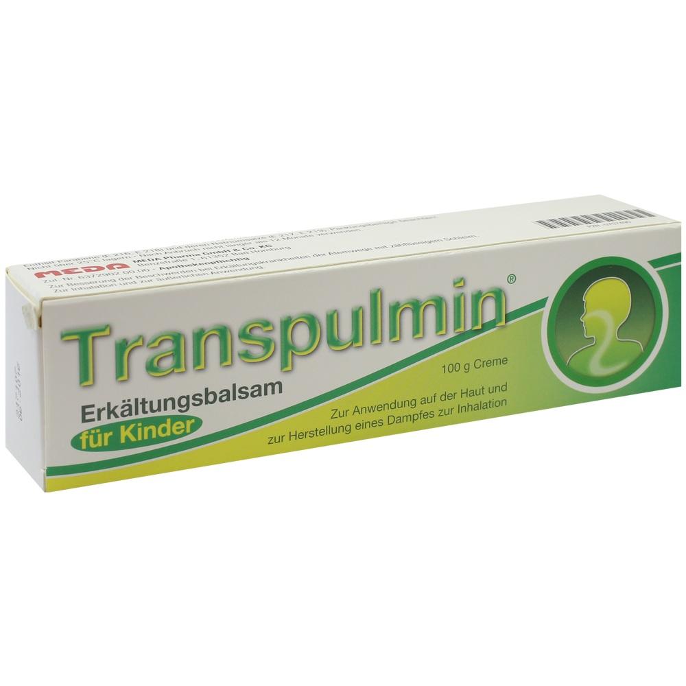Transpulmin Erkältungsbalsam für Kinder 100 g Creme