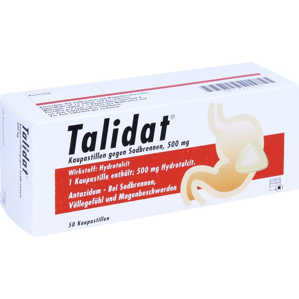 Talidat Kaupastillen gegen Sodbrennen 50 St Pastillen