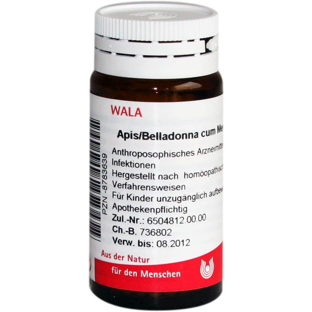WALA Apis/Belladonna cum Mercurio, Globuli velati 20 g Globuli