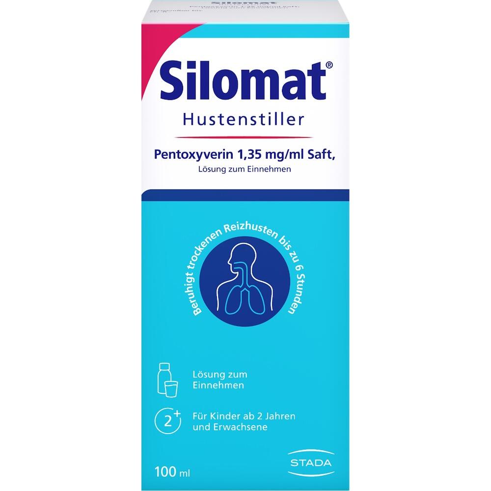 Silomat gegen Reizhusten Pentoxyverin Saft 100 ml Lösung zum Einnehmen
