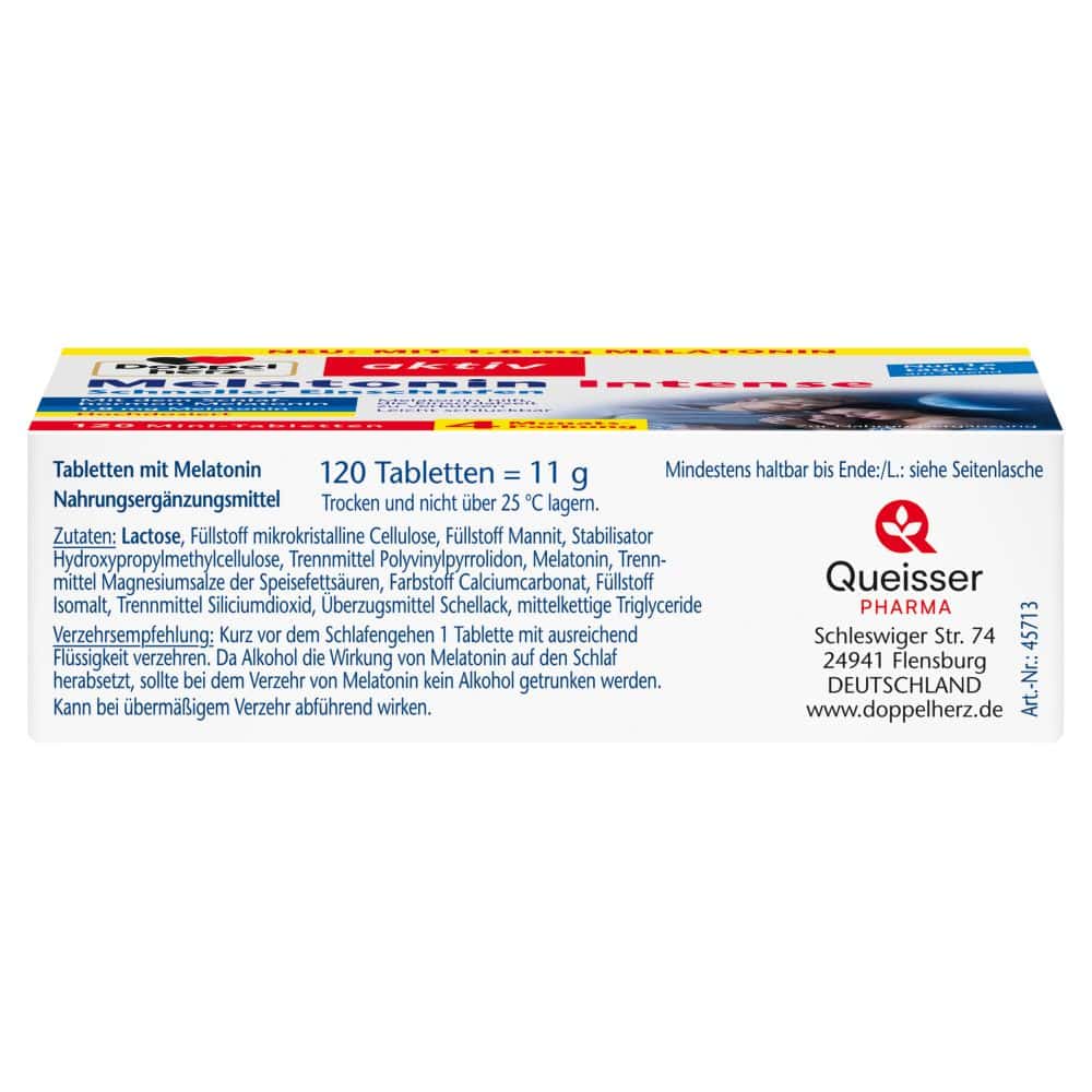 Doppelherz aktiv Melatonin  120 St Tabletten