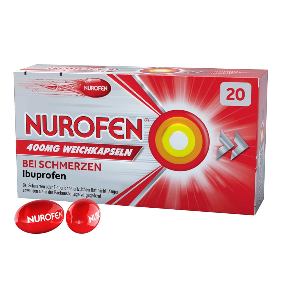 NUROFEN 400MG WEICHKAPSELN 20 St Weichkapseln