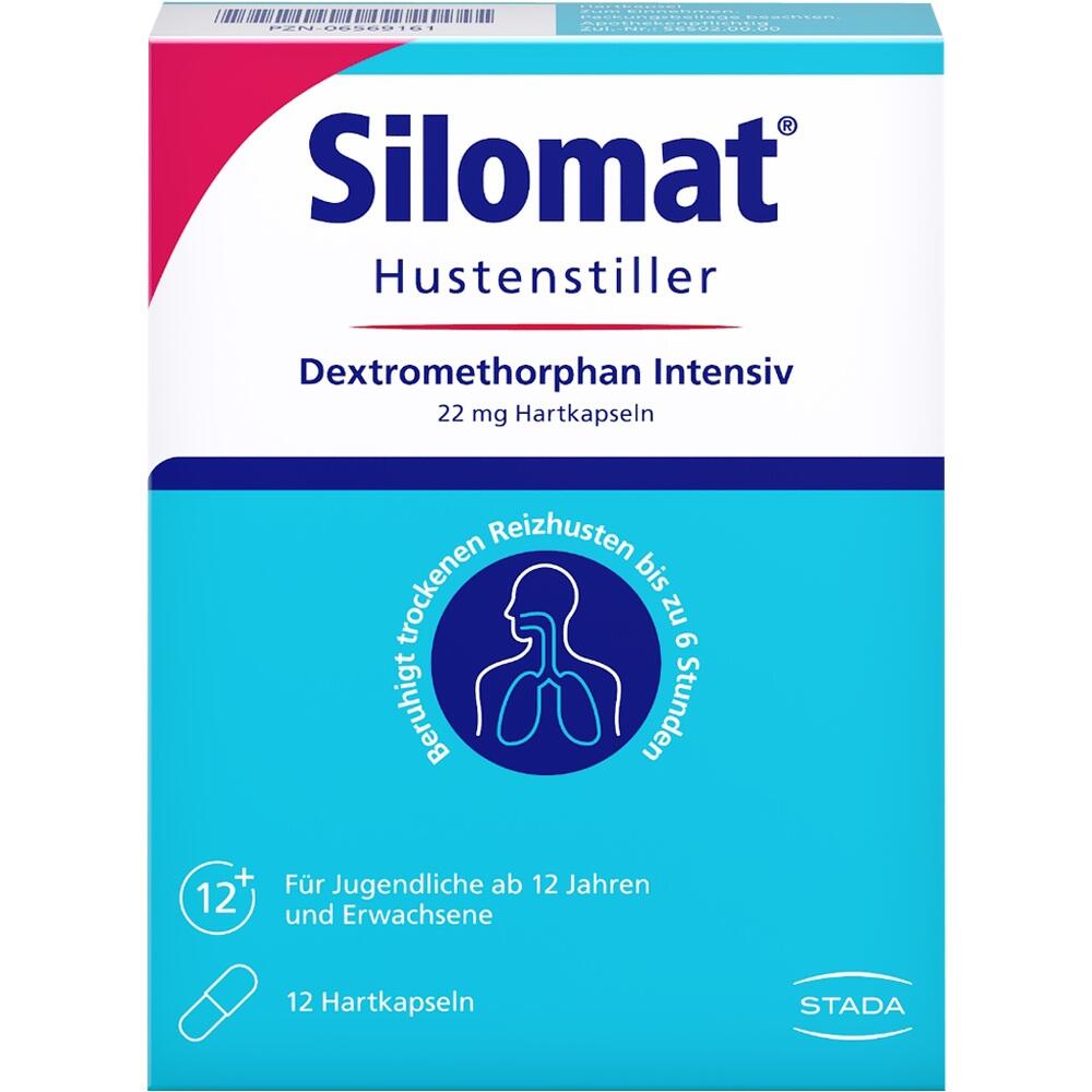 Silomat Hustenstiller Dextromethorphan Intensiv 12 St Hartkapseln