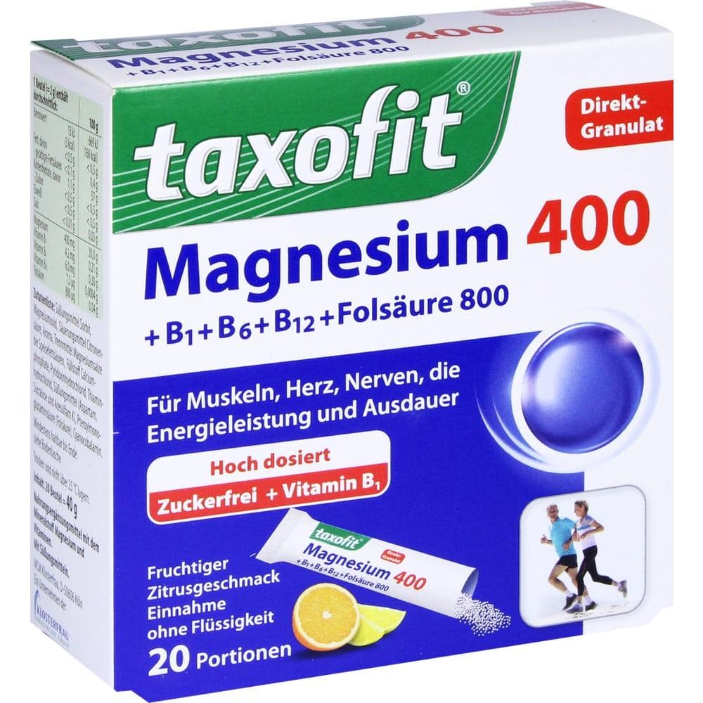 taxofit DIREKT Magnesium 400 20 St Granulat