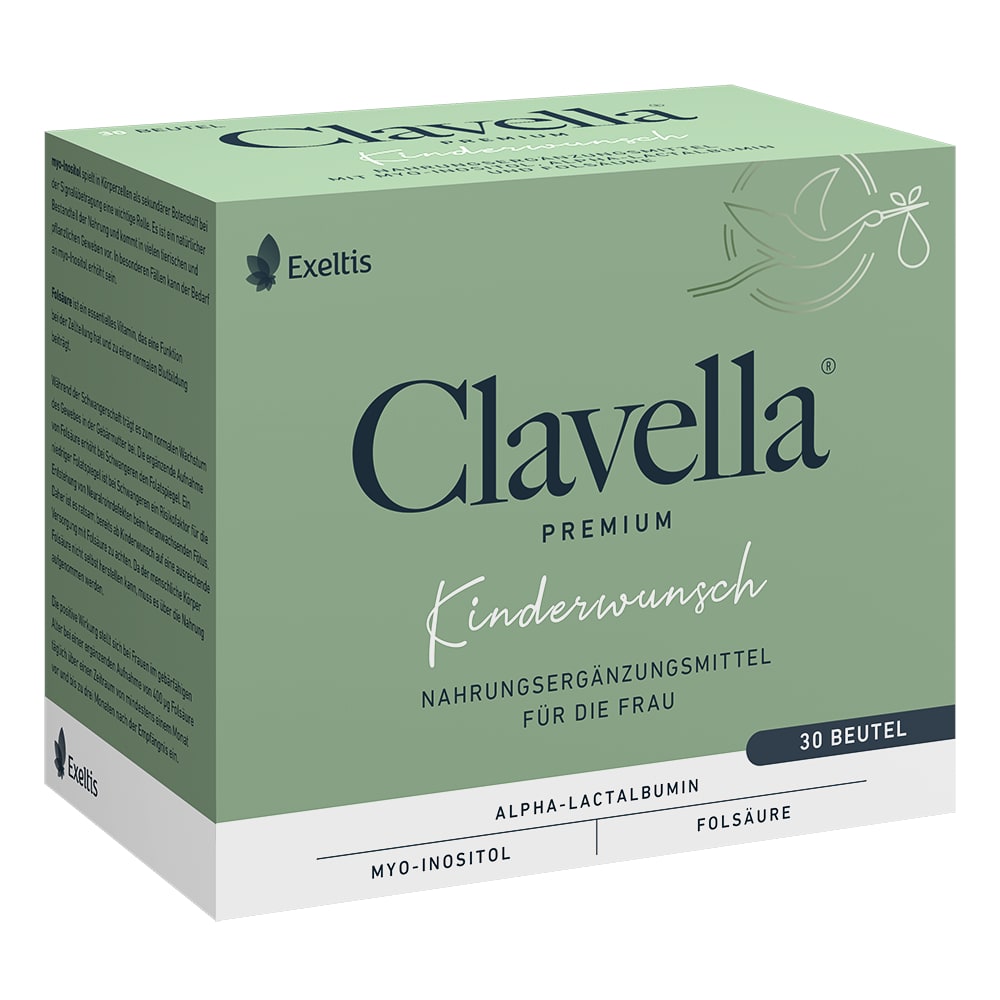 Clavella PREMIUM Kinderwunsch 30X2.1 g Pulver