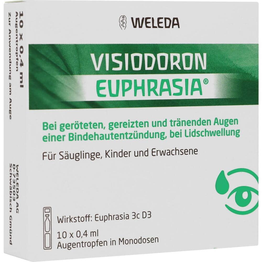 WELEDA VISIODORON EUPHRASIA   10X0.4 ml Augentropfen