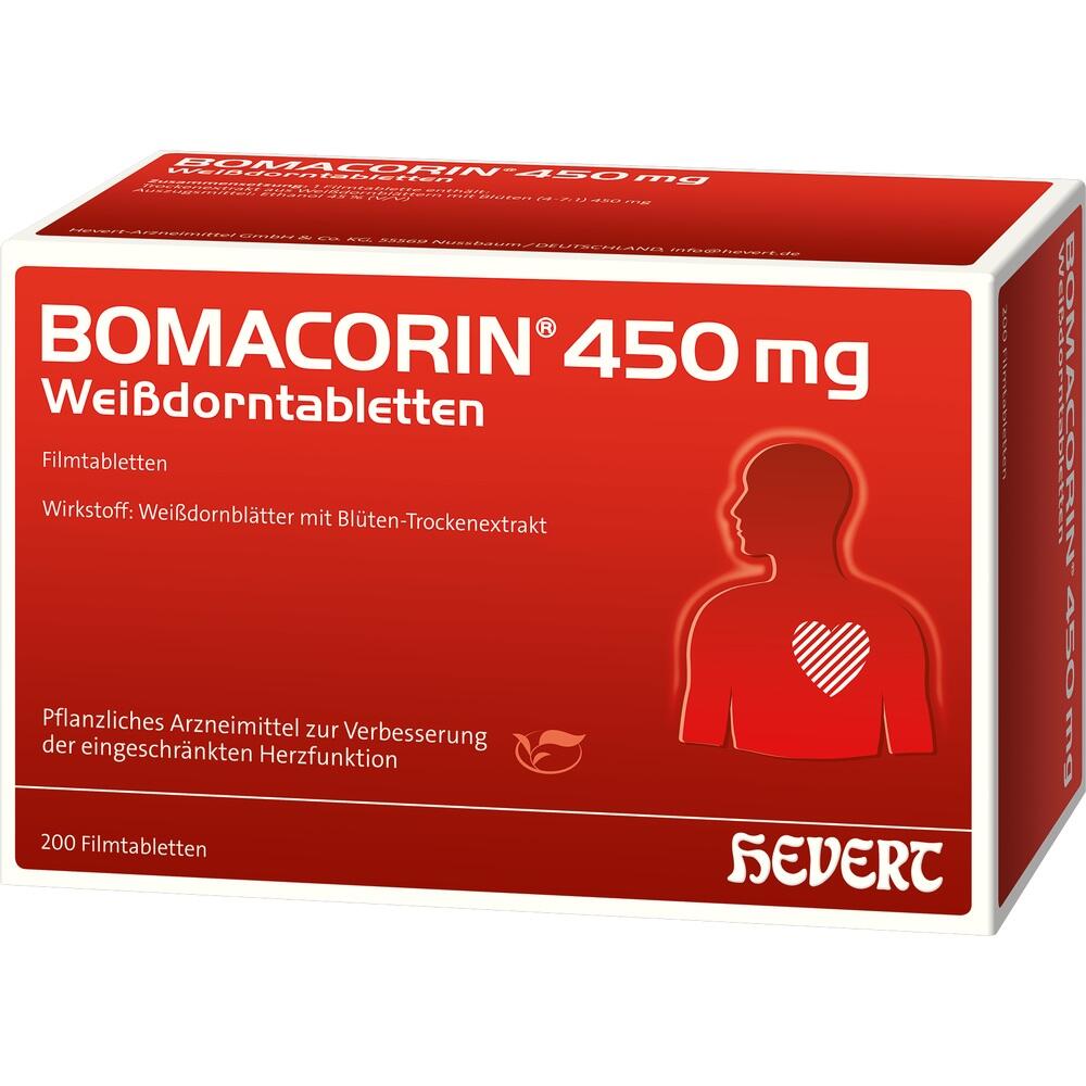 BOMACORIN 450MG WEISSDORN 200 St Filmtabletten