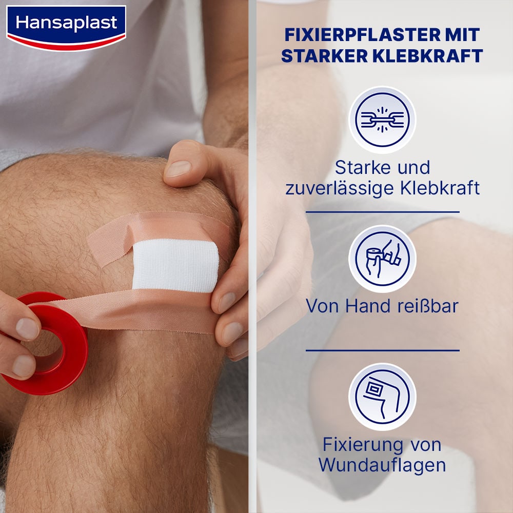 Hansaplast Classic 5m x 1,25cm 1 St Pflaster