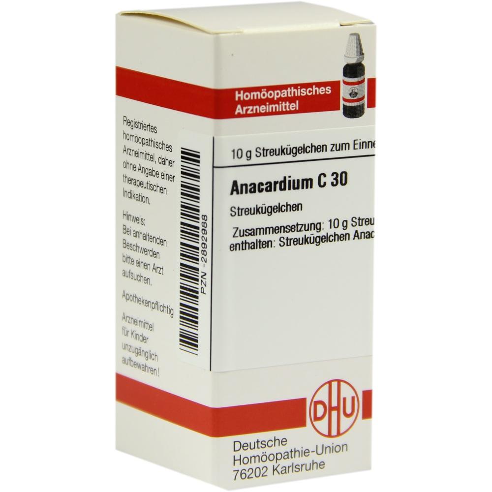 ANACARDIUM C 30 Globuli 10 g Globuli